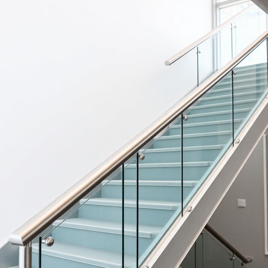 Silver Glass Railing